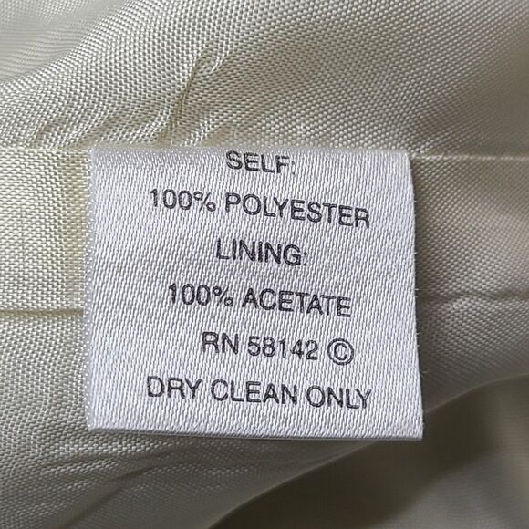 London Times Dress Womens 10 Ivory Black Lace Floral Embroidered Sheath Cocktail - Picture 5 of 10